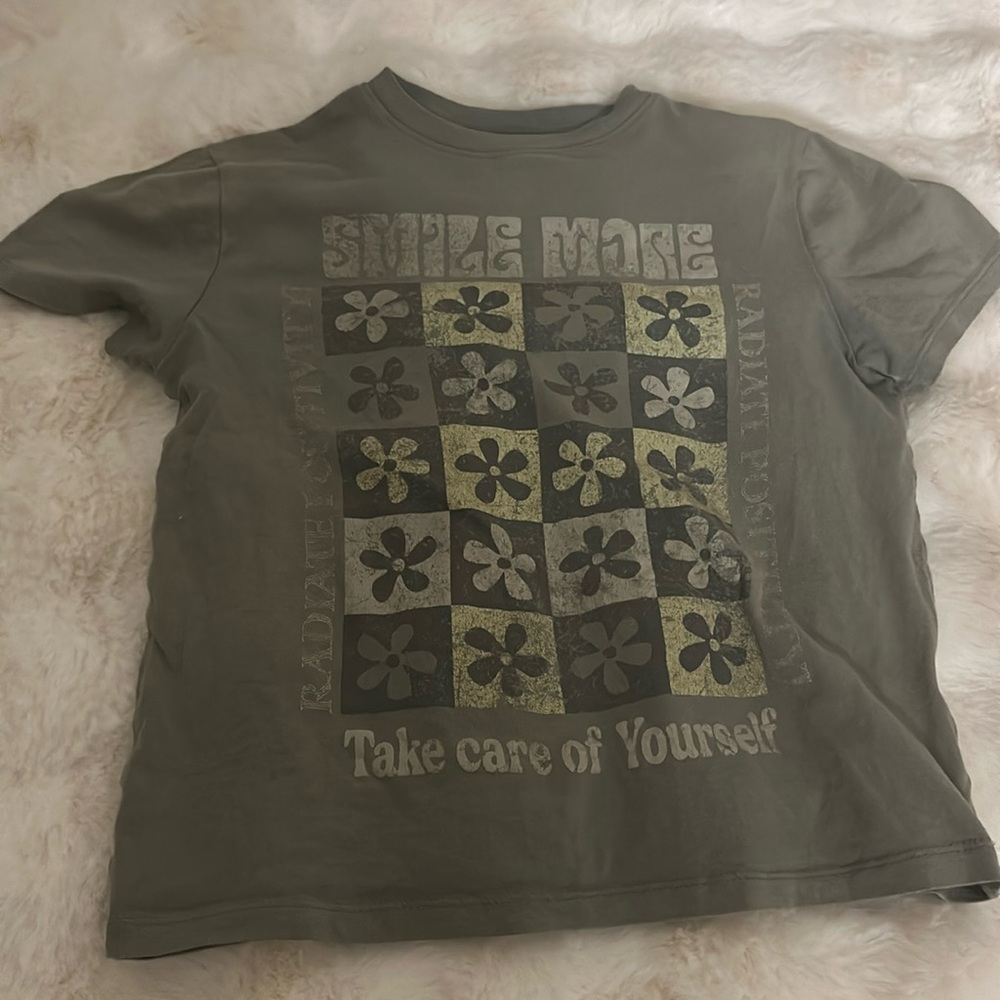 Olive green preppy shirt